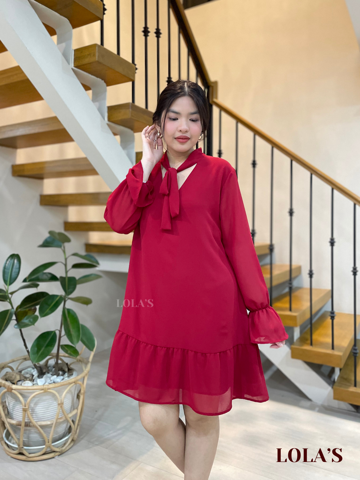 Daph Dress (Red)