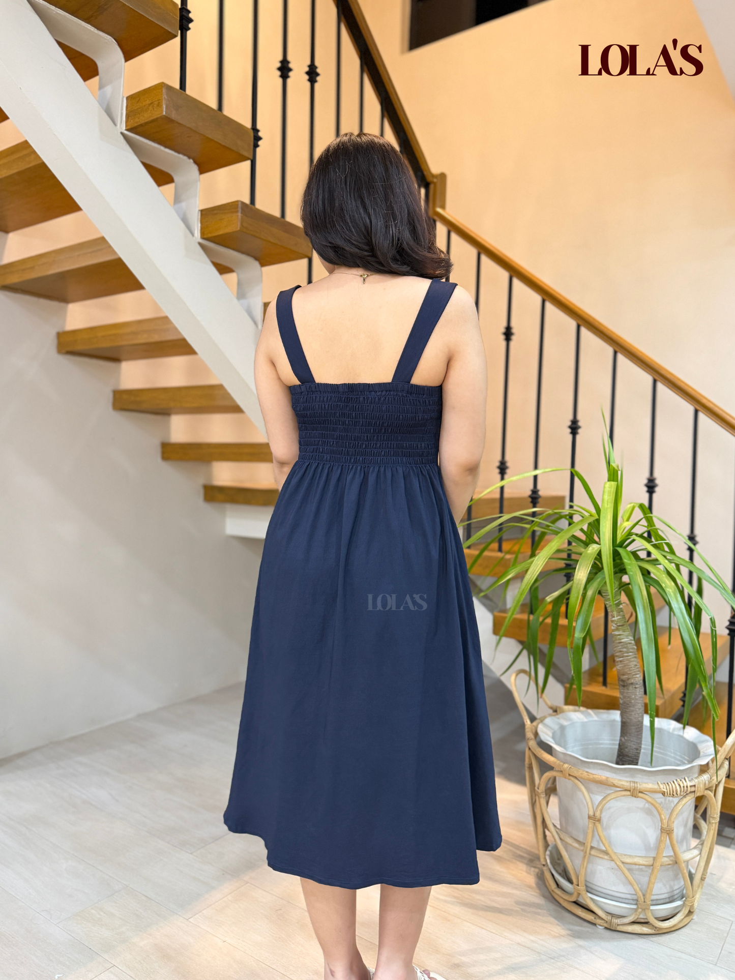 Eri Dress (Navy Blue)