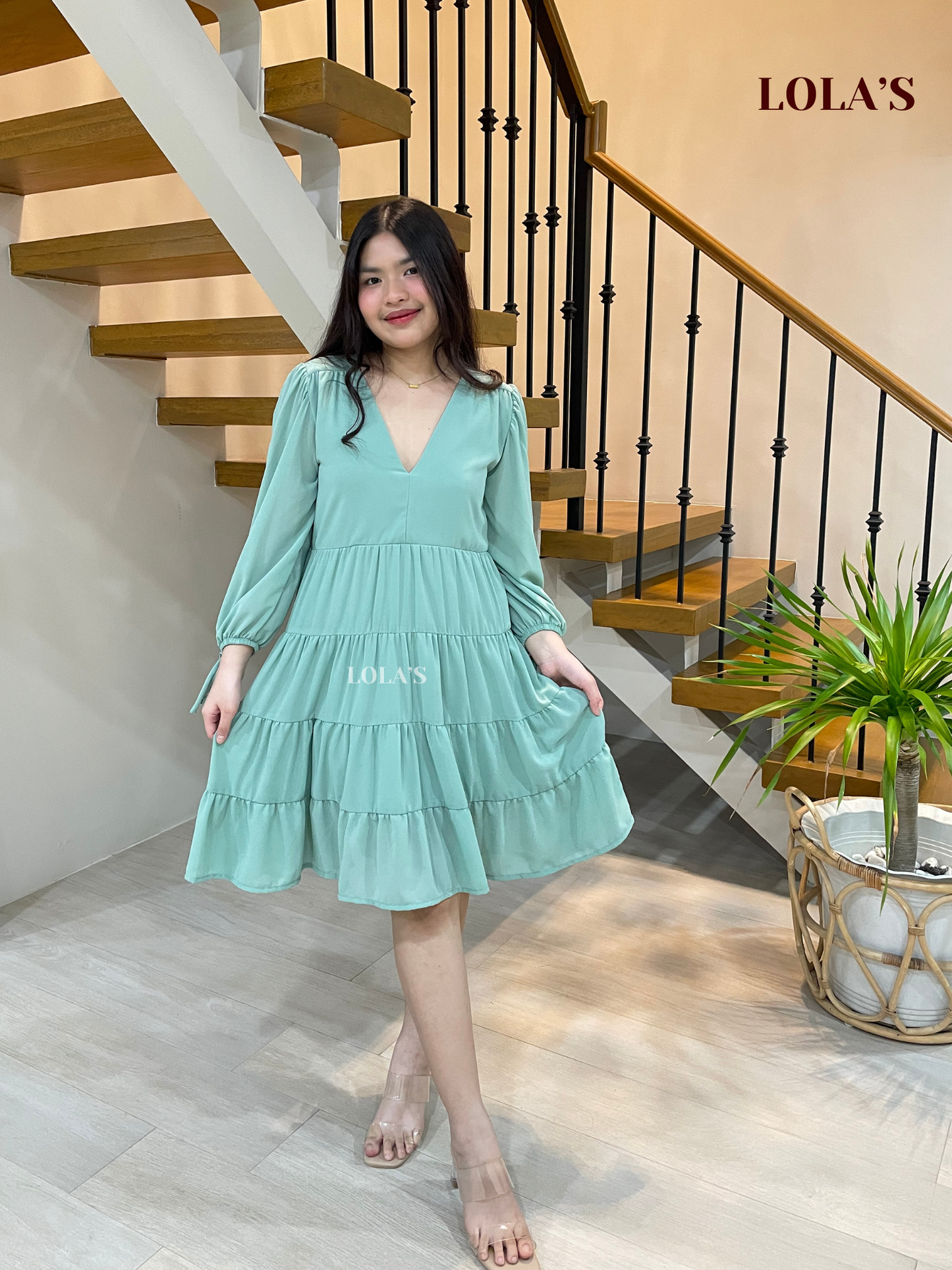 Diana Dress (Mint)