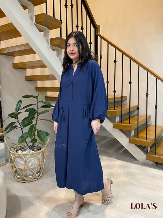 Yara Dress (Navy Blue)