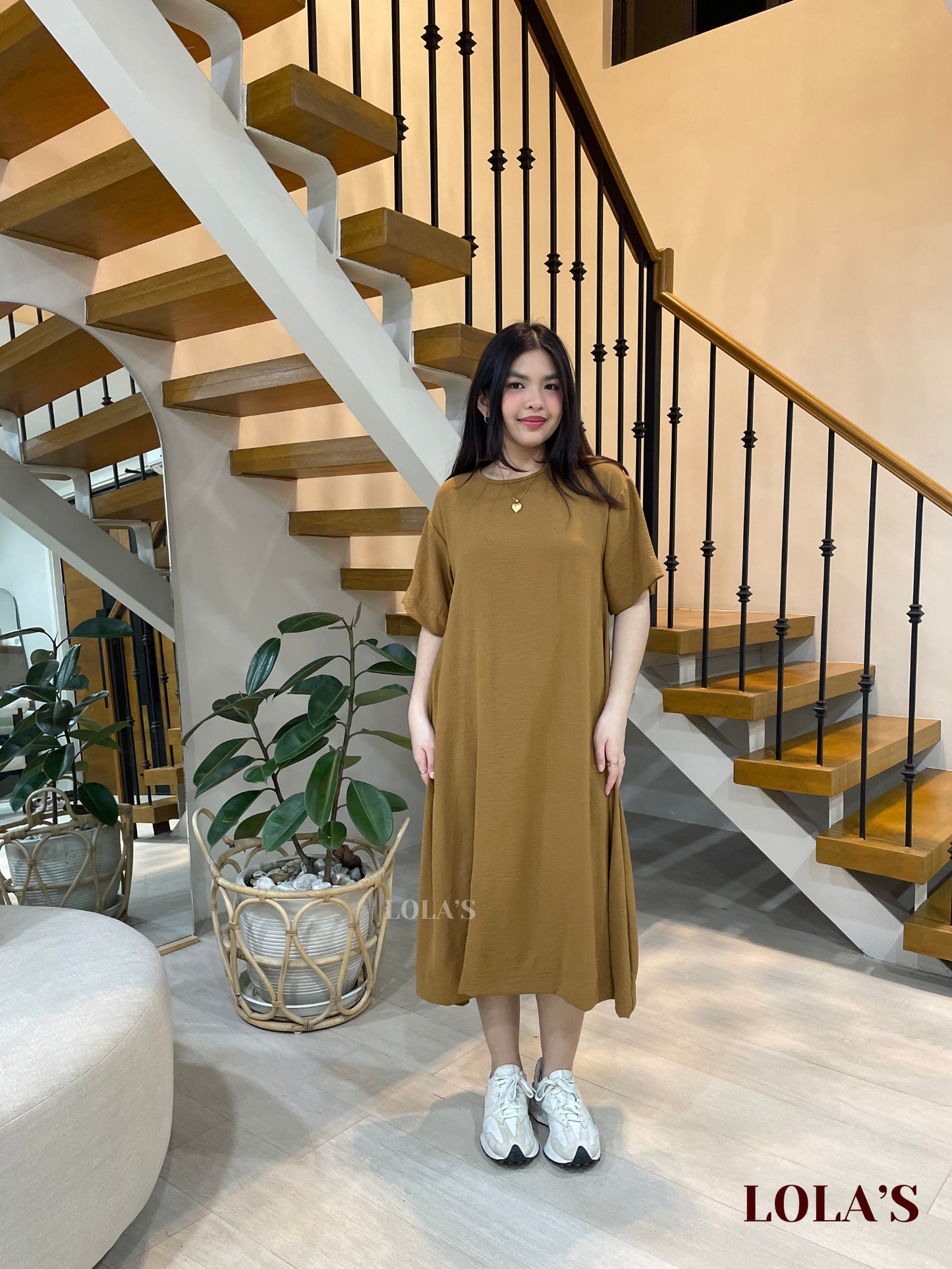 Luna Dress (Tan)