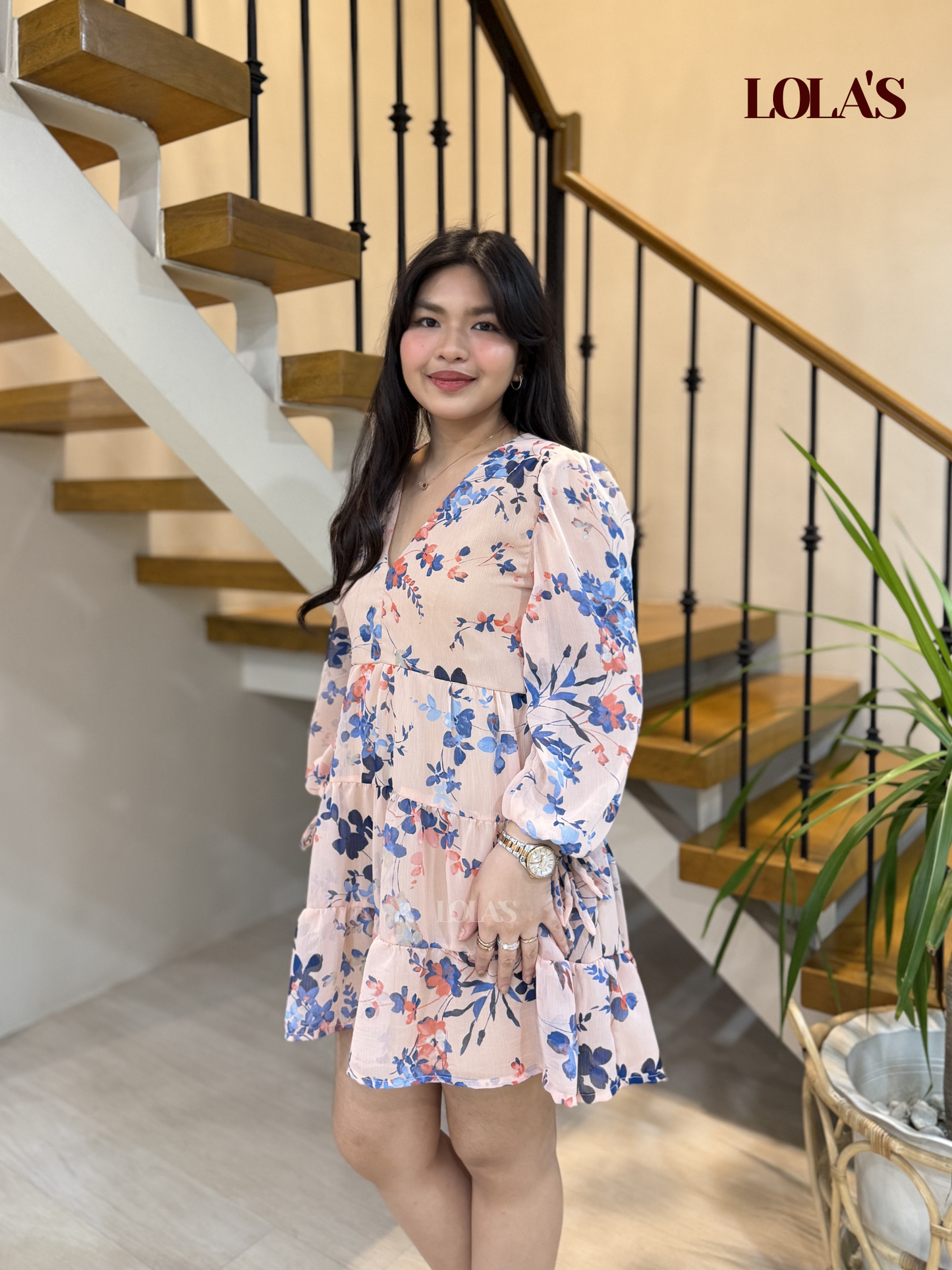 Monina Dress (Innocent Pink)