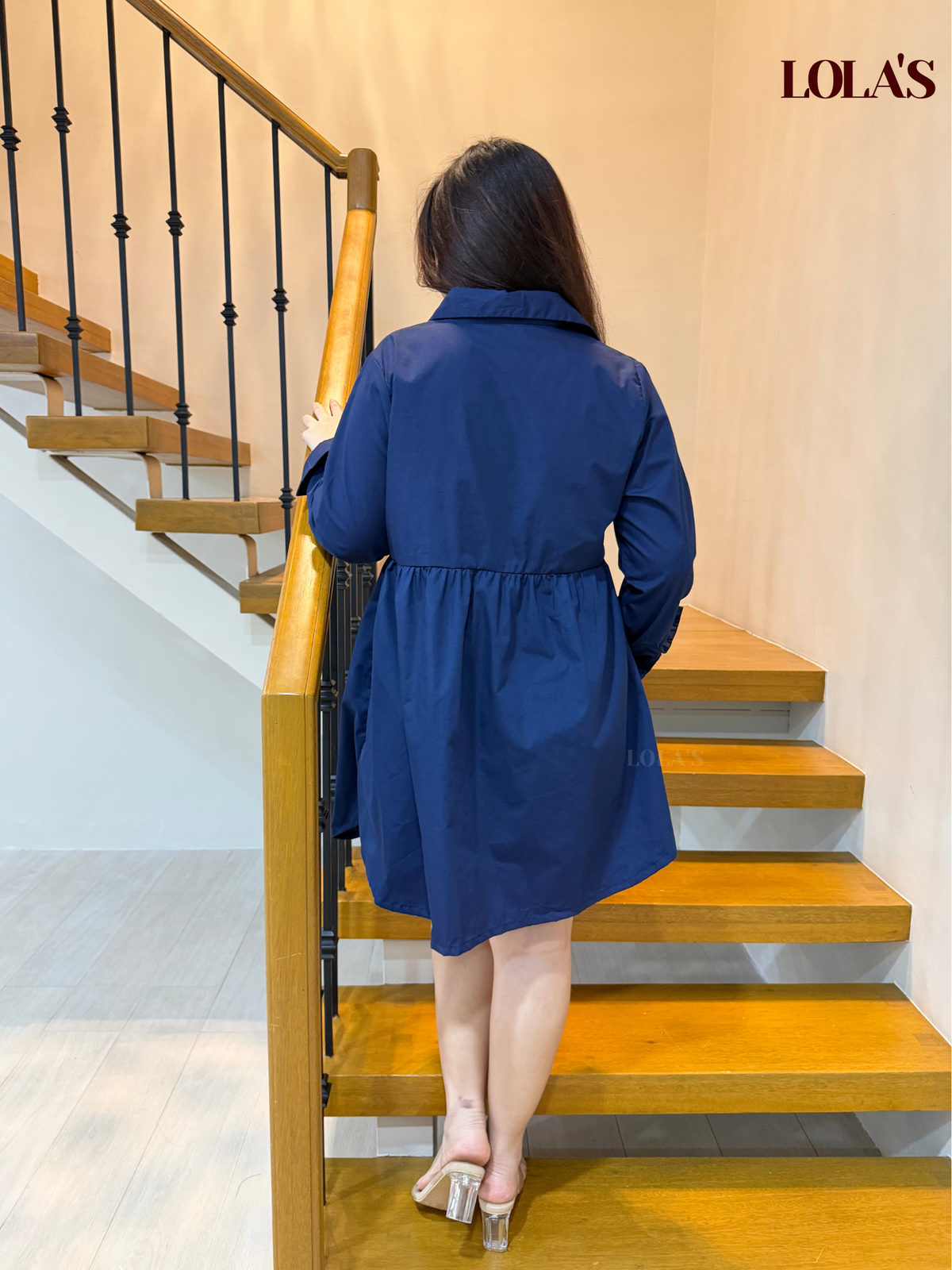 Eleanor Dress (Navy Blue)