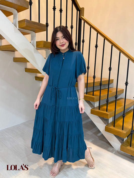 Martha Dress (Teal Blue)
