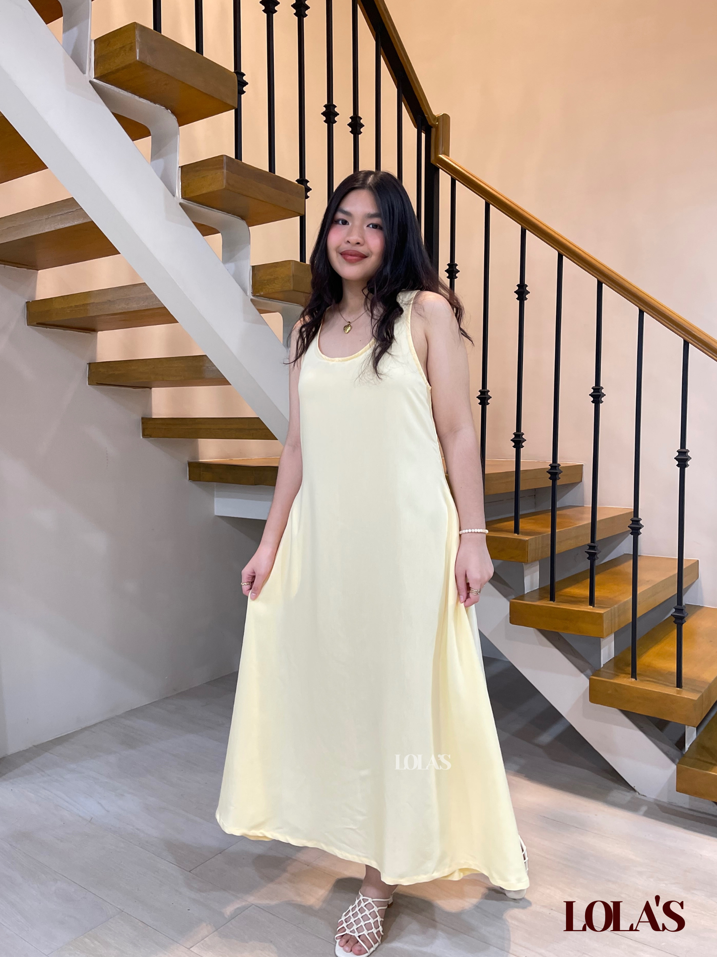 Miranda Dress (Pale Yellow)