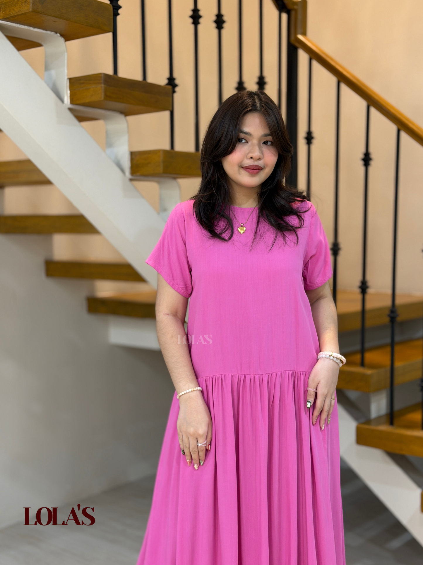 Mina Dress (Pink)