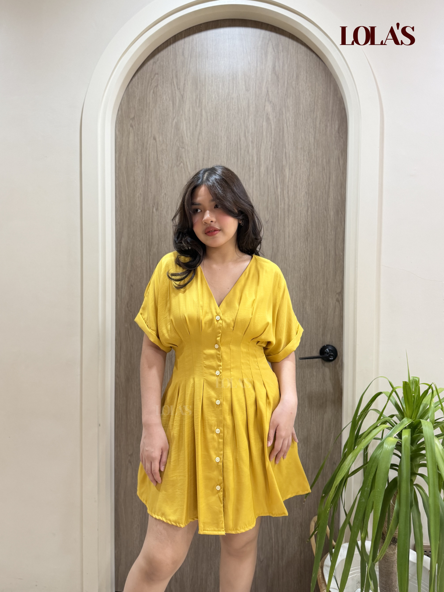 Felicia Dress (Mustard)