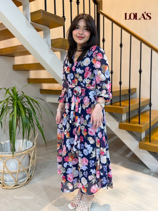 Paula Dress (Flora Haven)