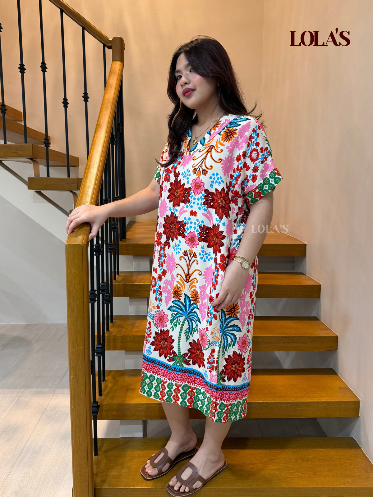 Coco Dress (Red Aloha)