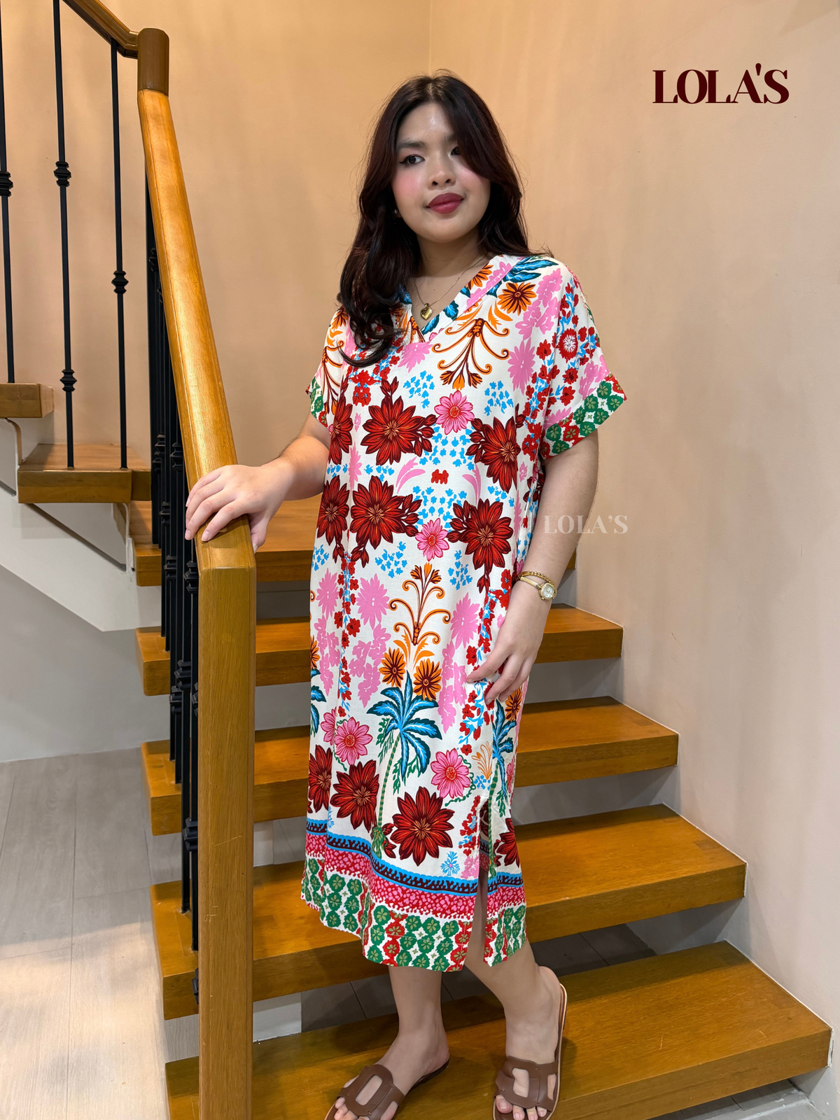 Coco Dress (Red Aloha)