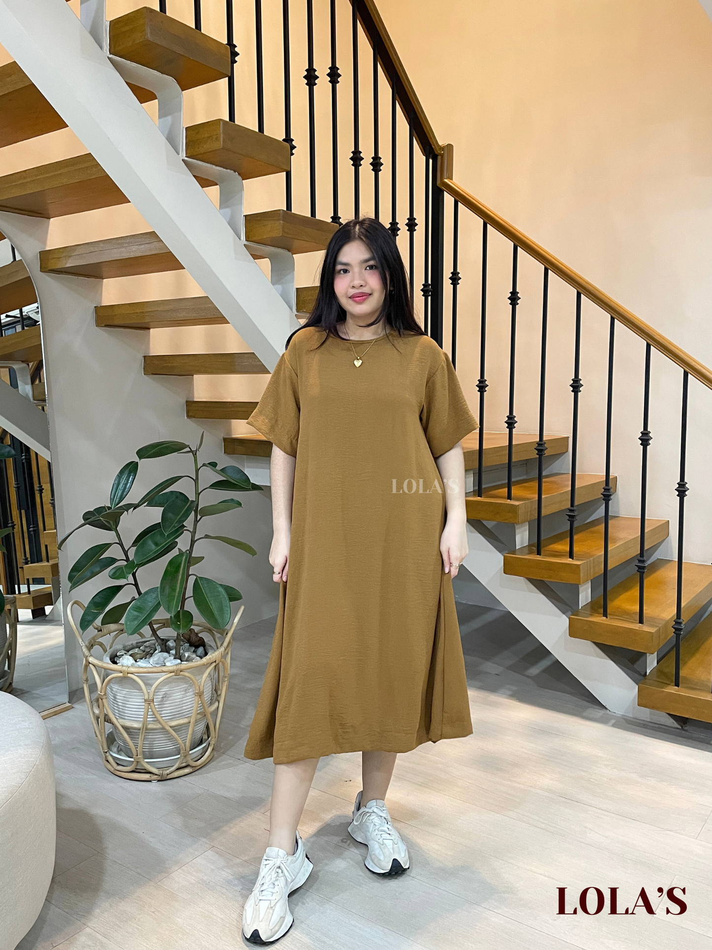 Luna Dress (Tan)