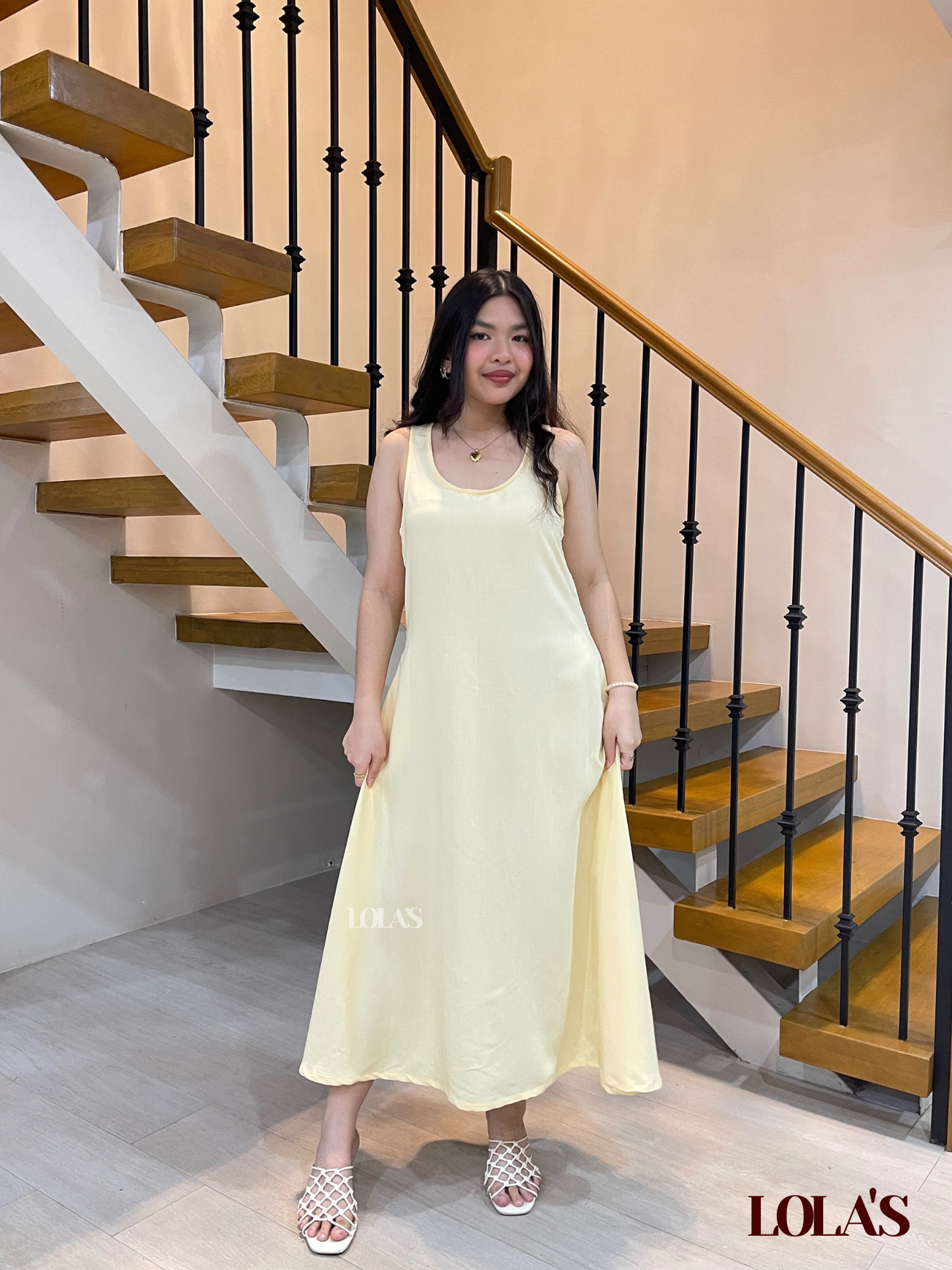 Miranda Dress (Pale Yellow)