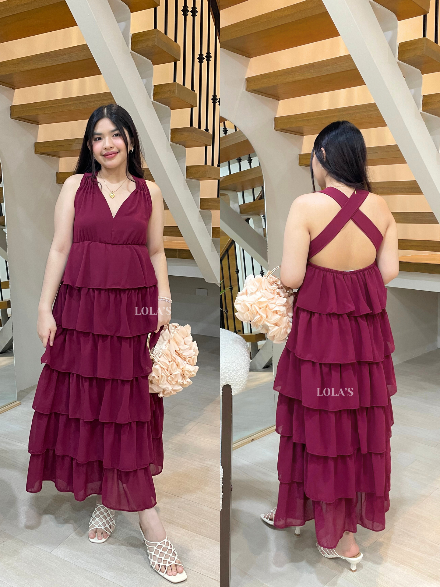 Patricia Dress (Wine)