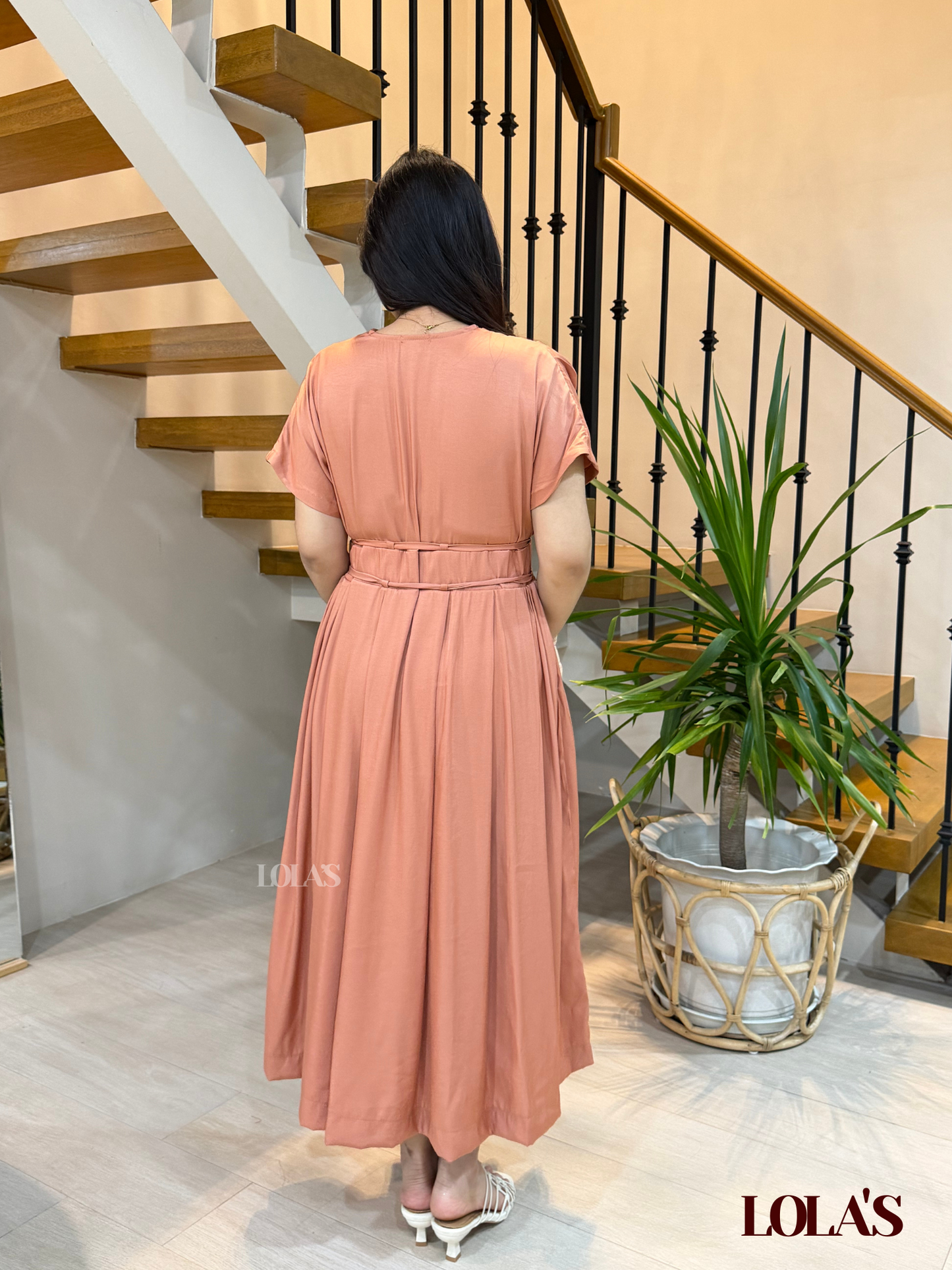 Kaye Dress (Salmon)