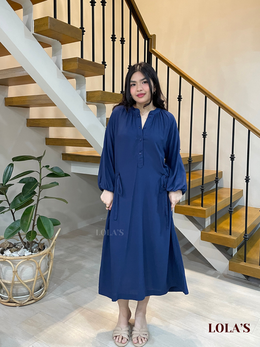 Yara Dress (Navy Blue)