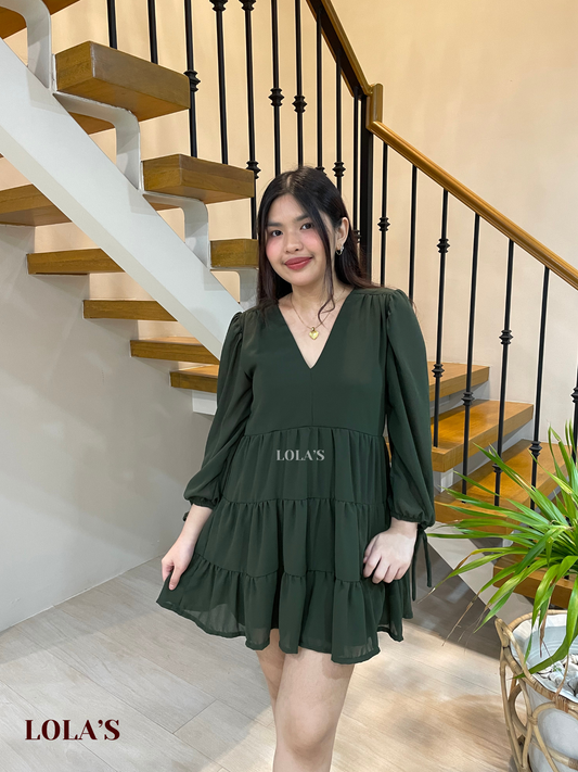 Monina Dress (Army Green)