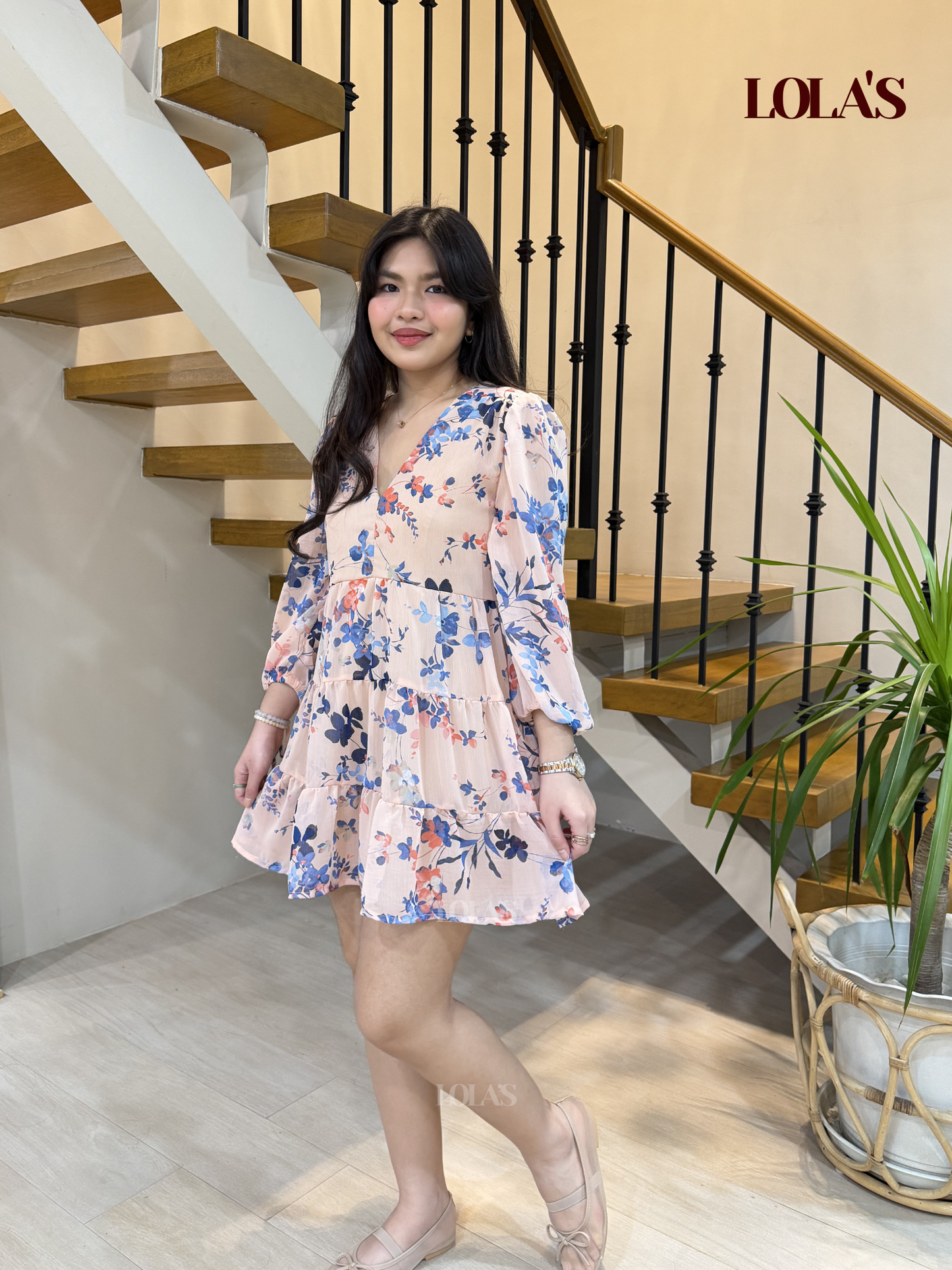 Monina Dress (Innocent Pink)