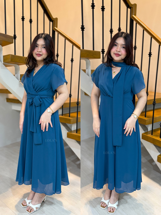 Glinda Dress (Blue Green)
