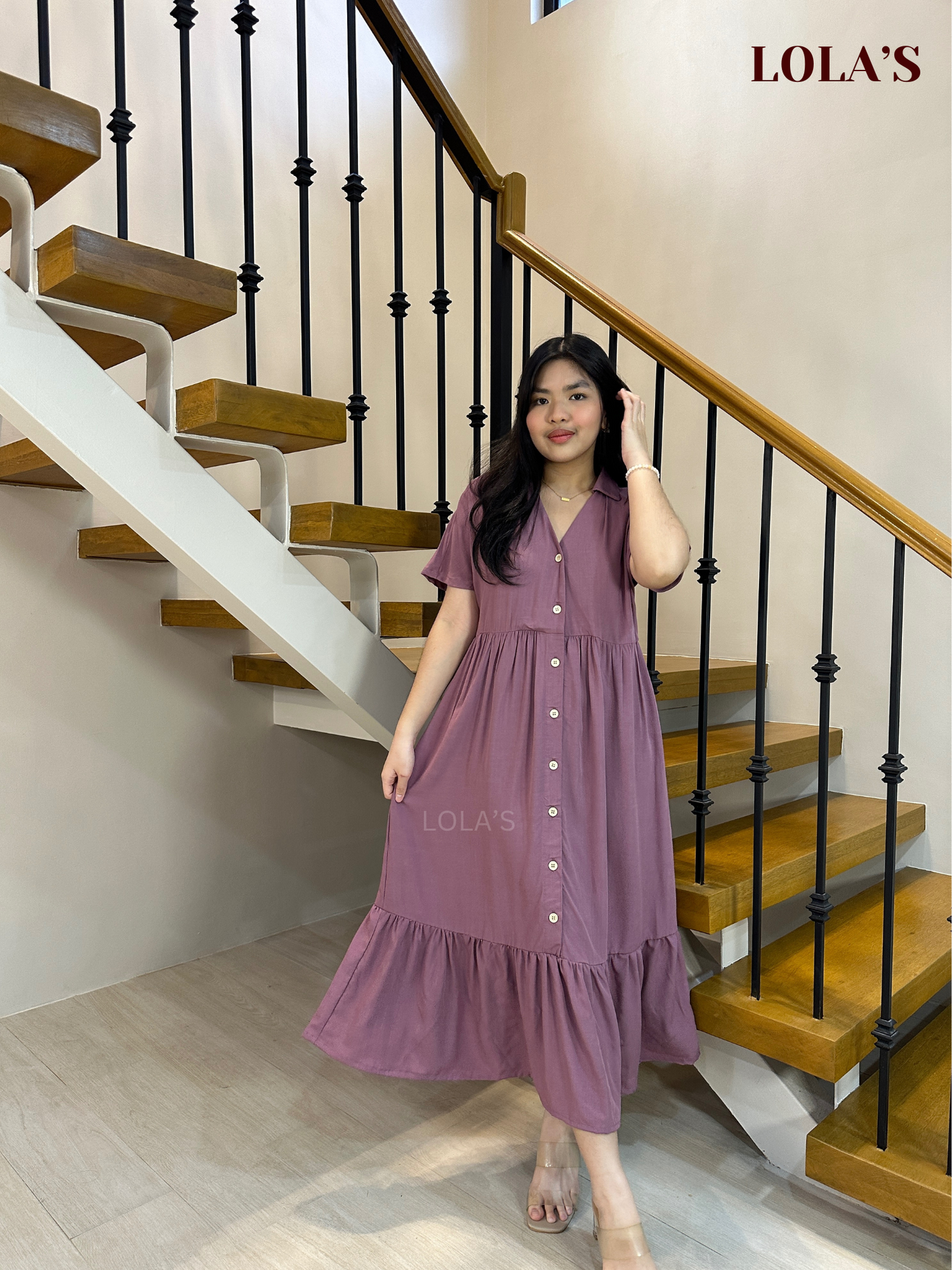 Regine Dress (Mauve)