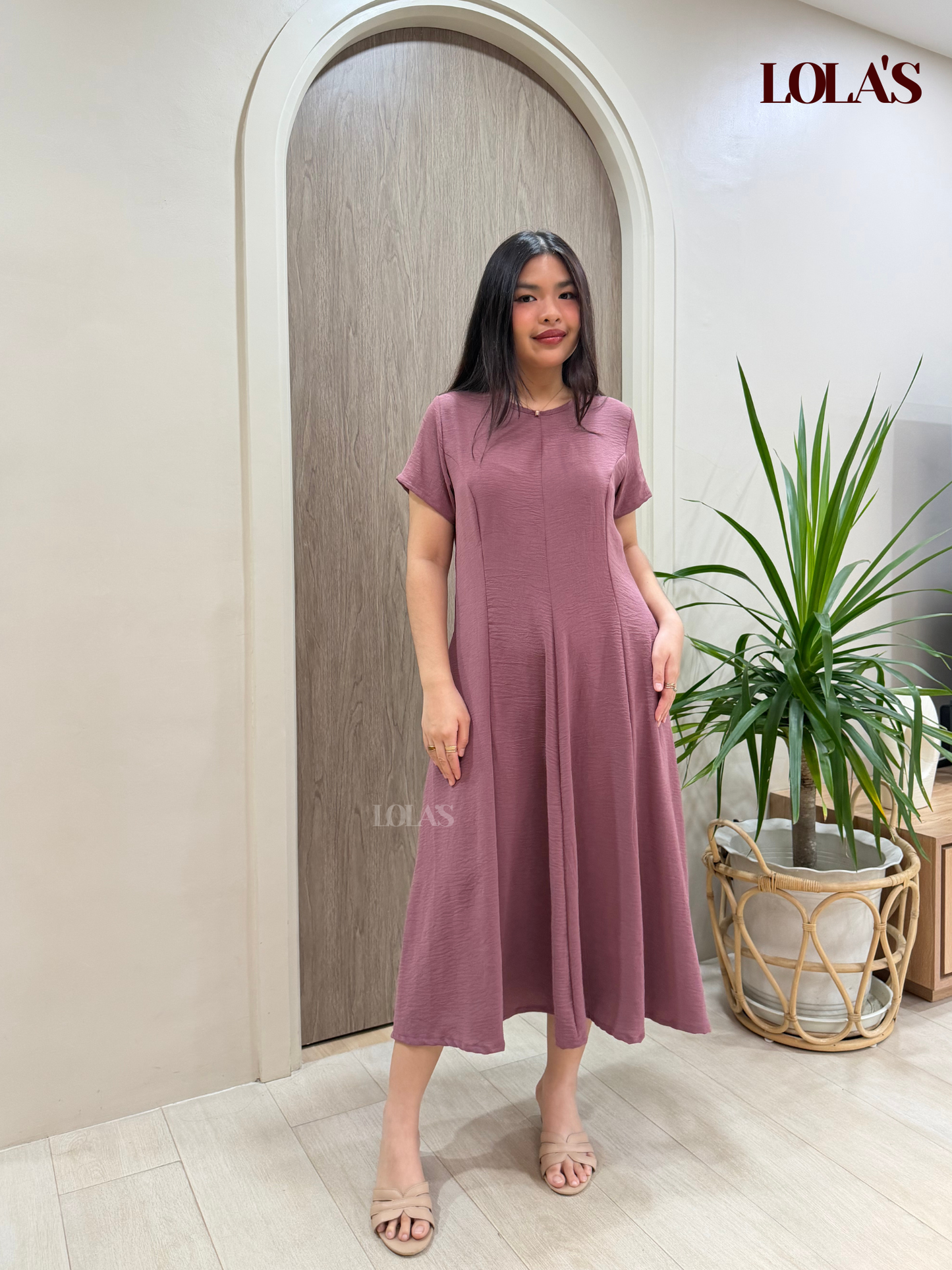 Kathleen Dress (Mauve)