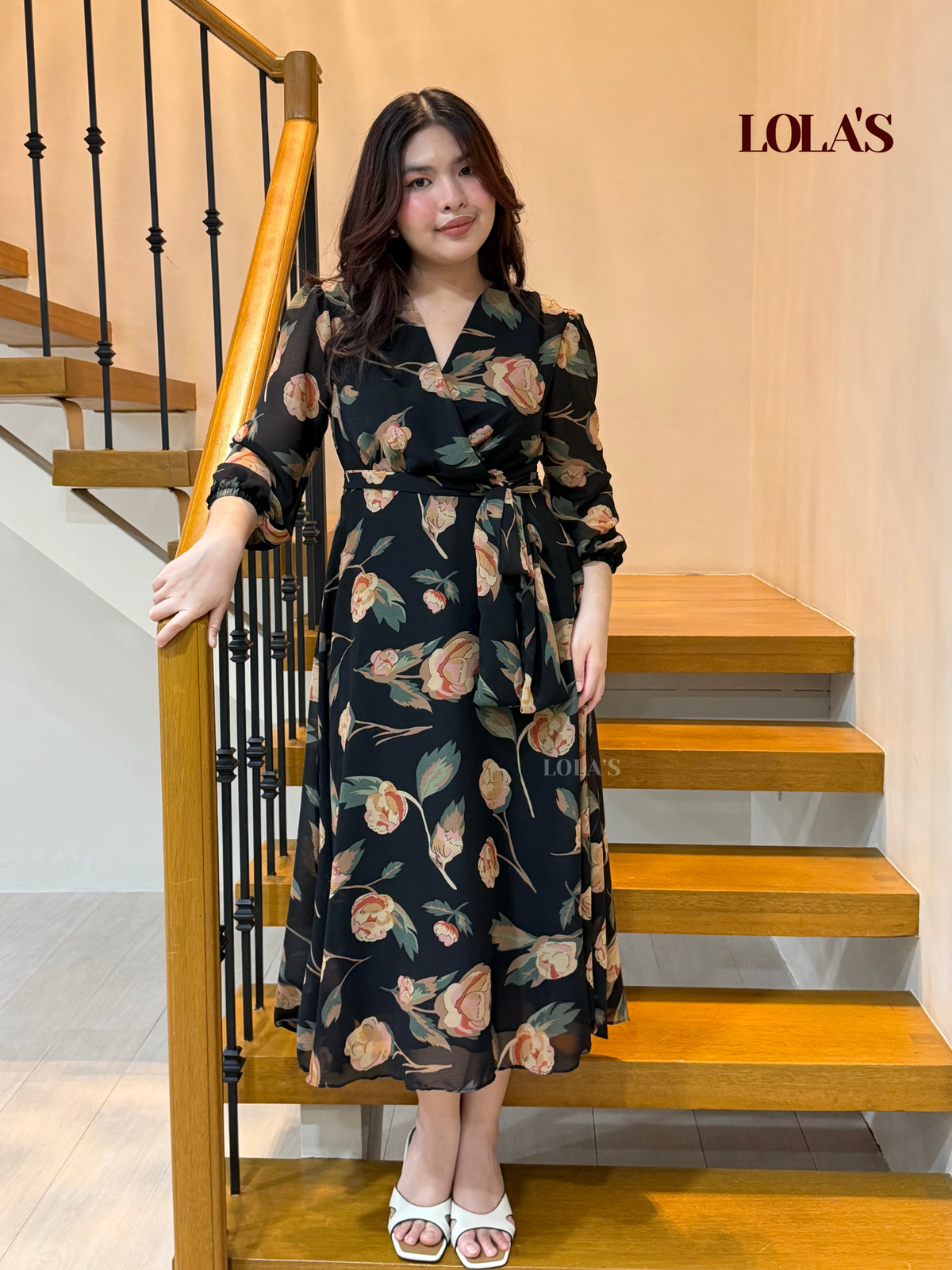 Paula Dress (Rose Noir)