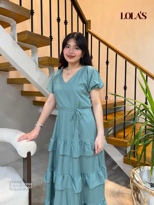 Melai Dress (Sage Green)