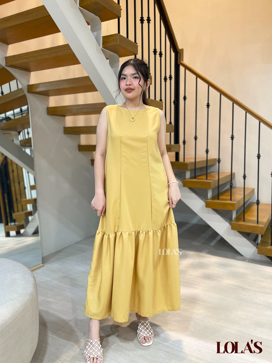 Dominique Dress (Gold)