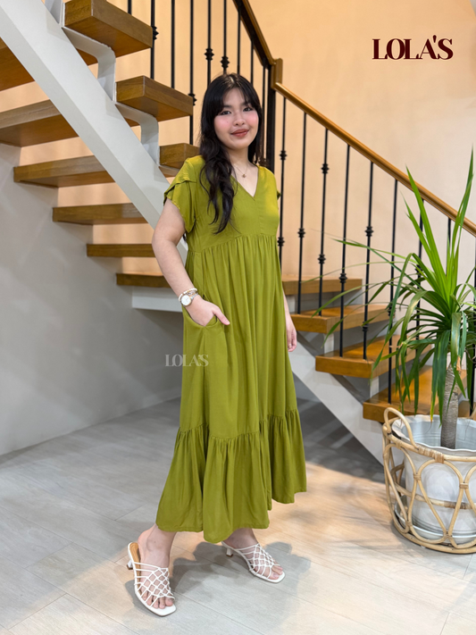 Jane Dress (Olive)
