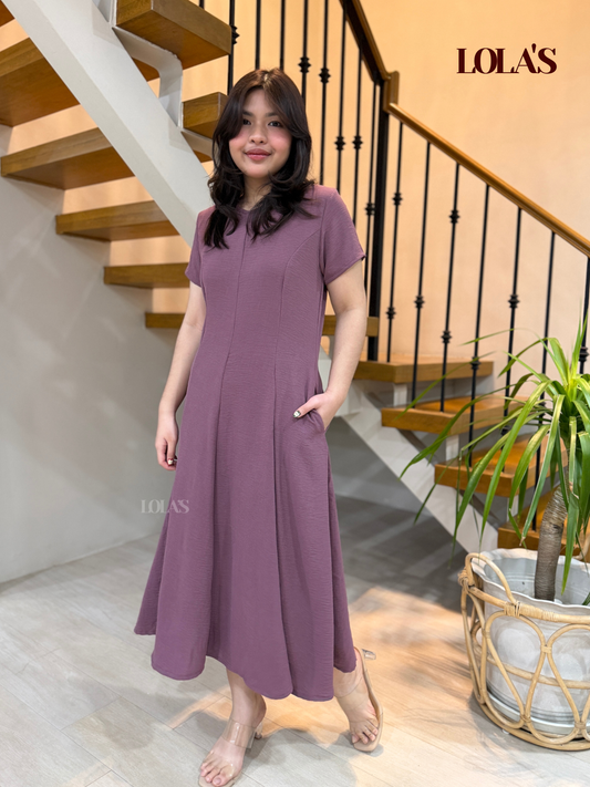 Kathleen Dress (Mauve)