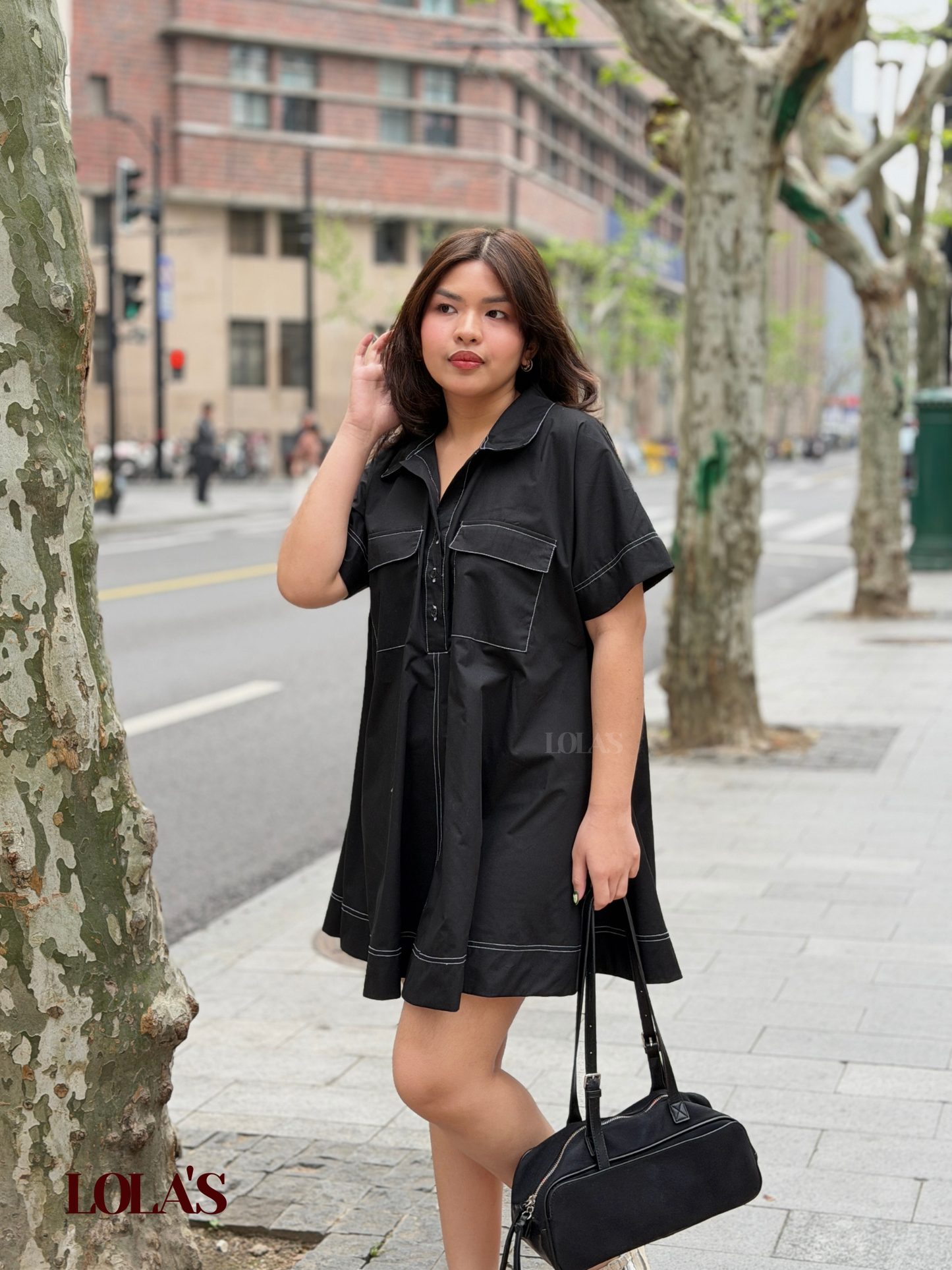 Sandrine Dress (Black)