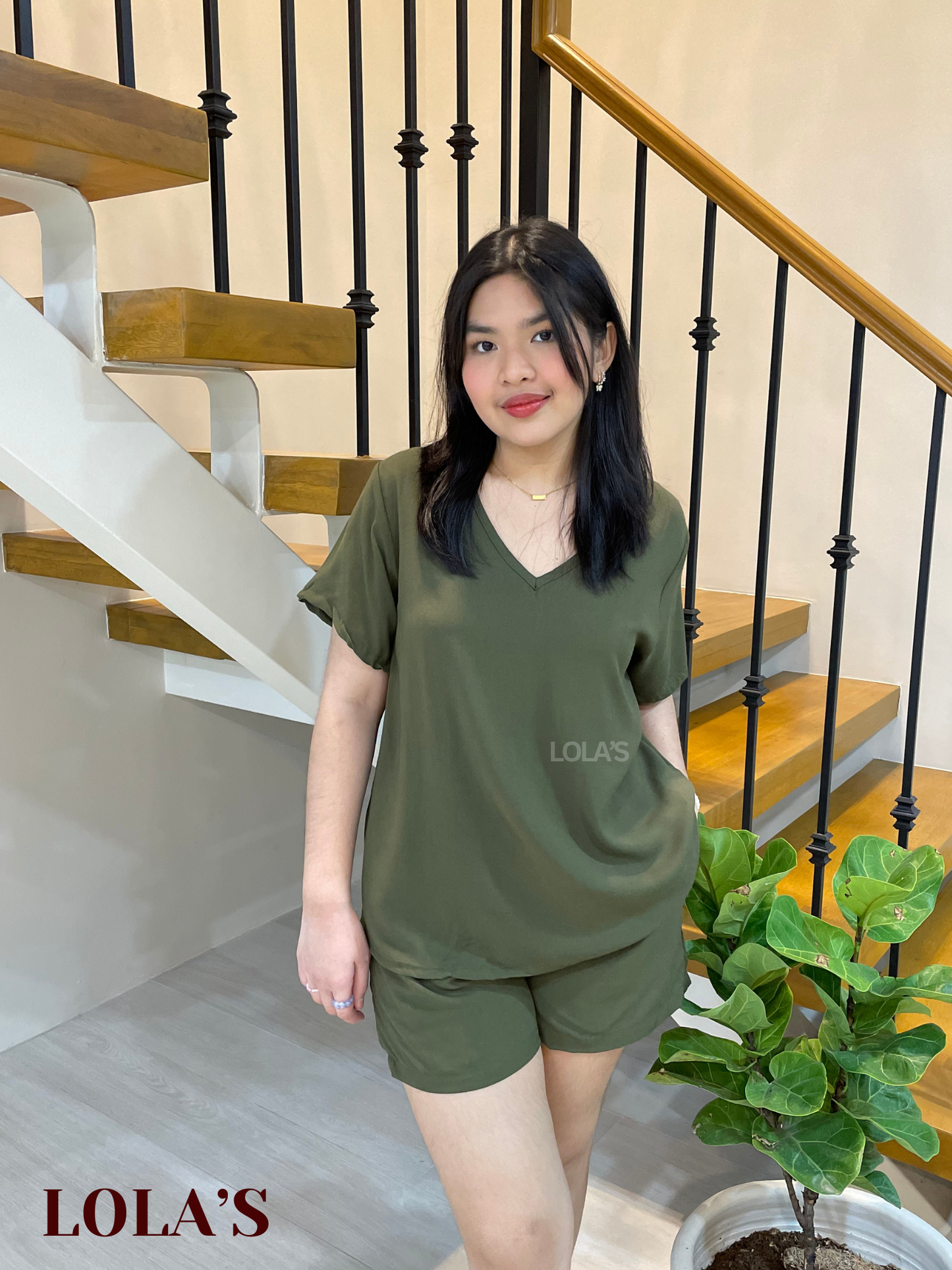 Terno | Loungewear Coordinates (Army Green)