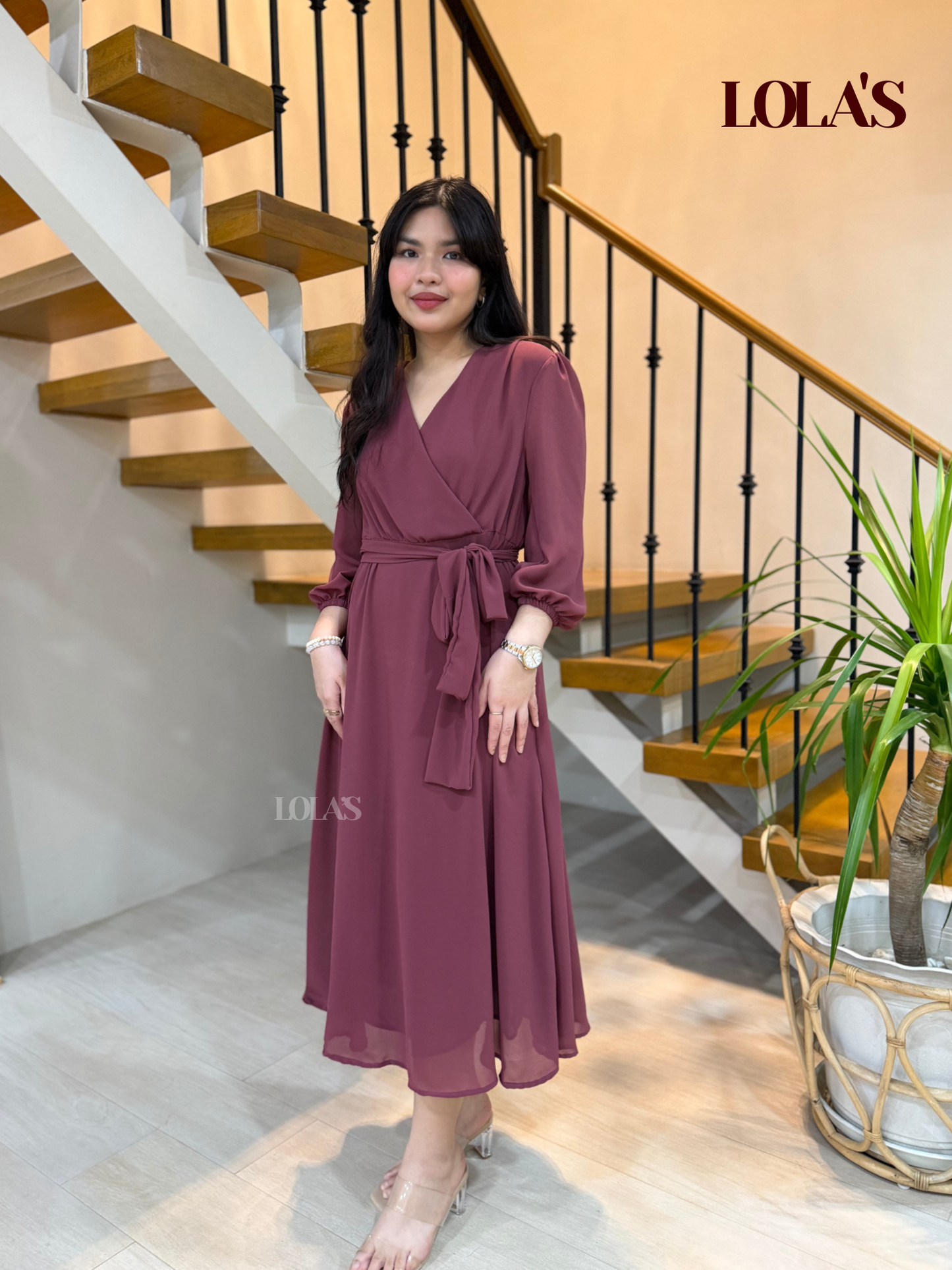 Paula Dress (Plum)