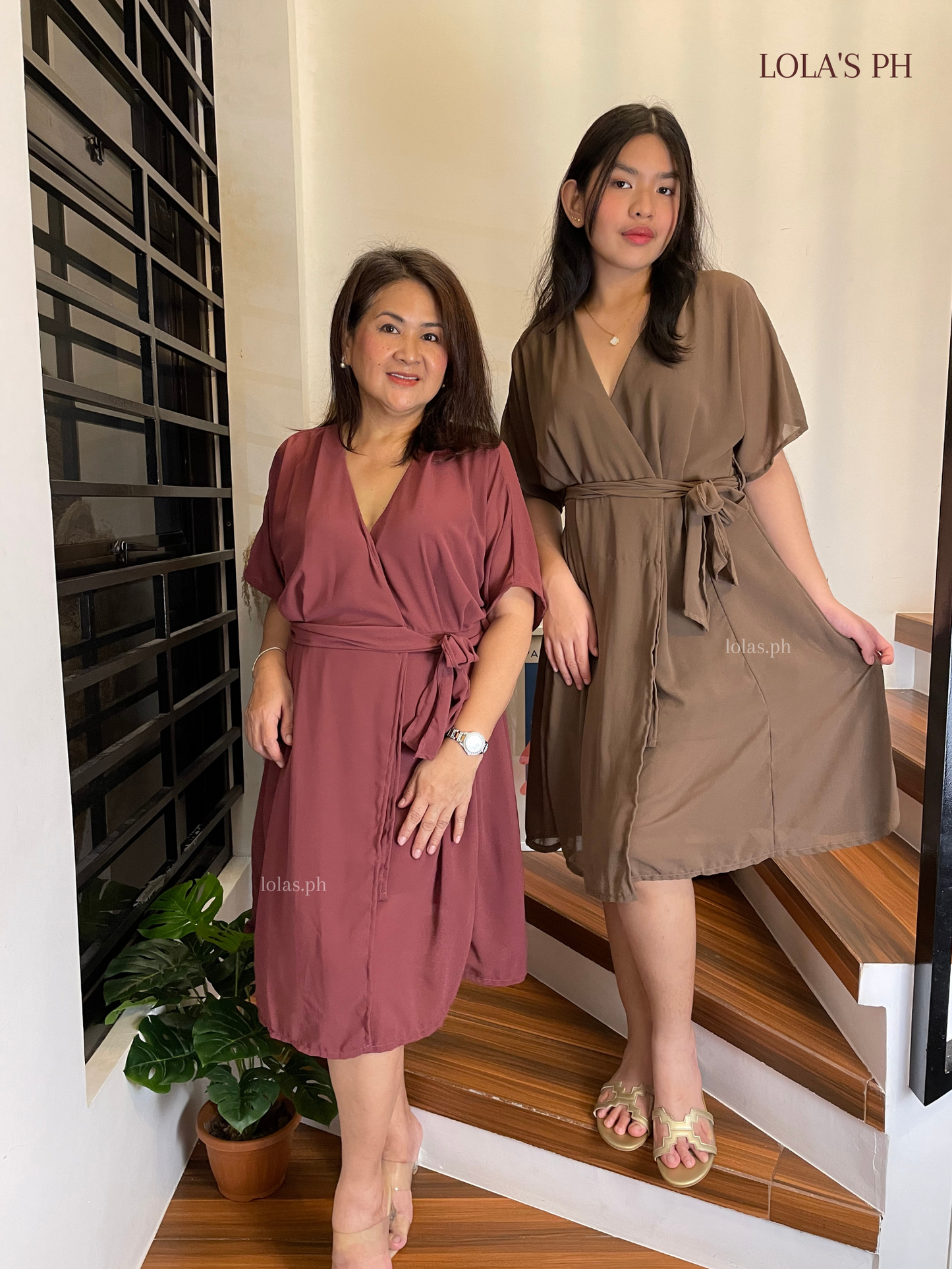 Linda Dress (Taupe)