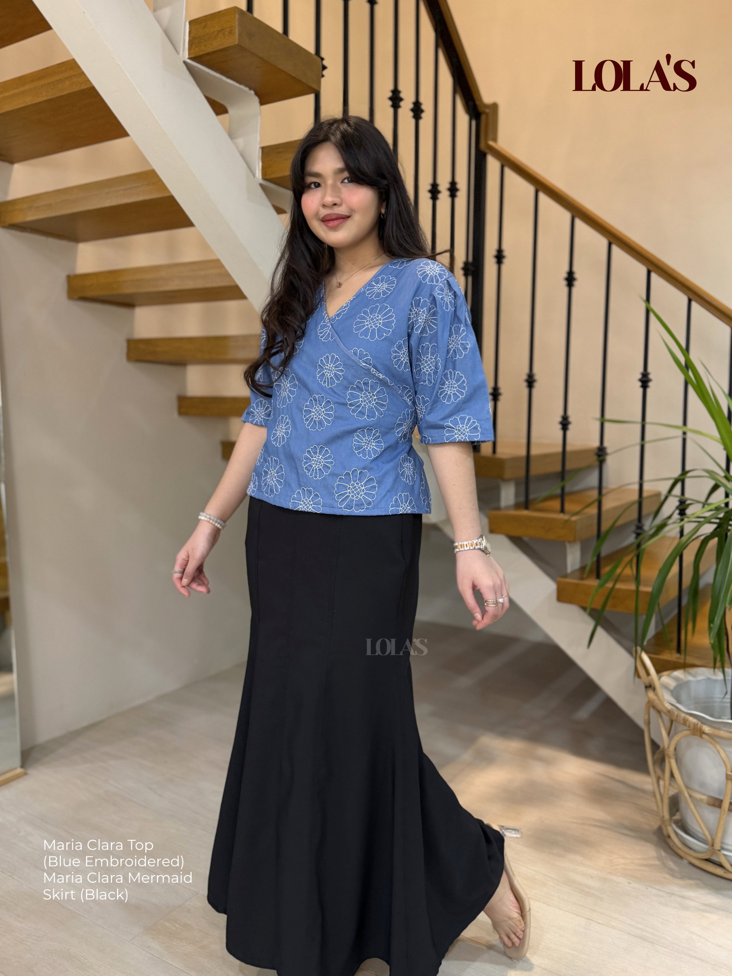 Maria Clara Skirt (Black)