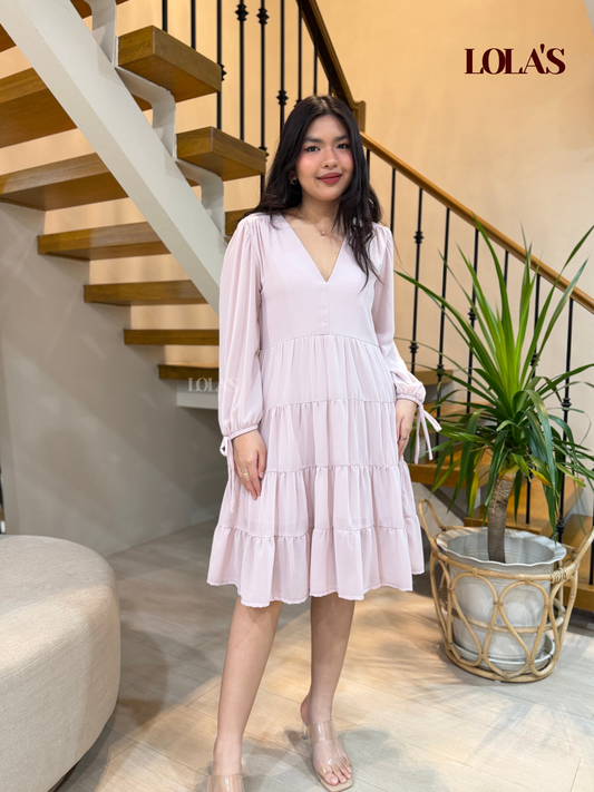 Diana Dress (Misty Pink)