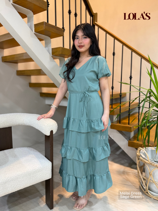 Melai Dress (Sage Green)