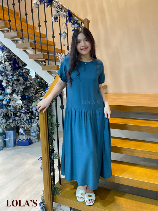 Mina Dress (Blue Green)