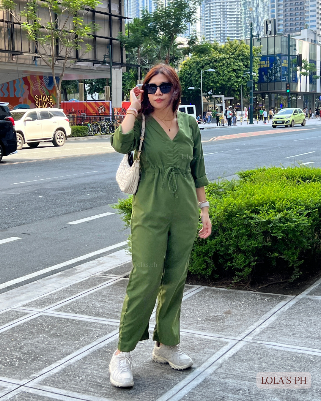 Farrah Jumpsuit (Army Green)