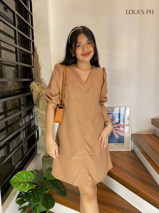 Rochelle Dress (Mocha)