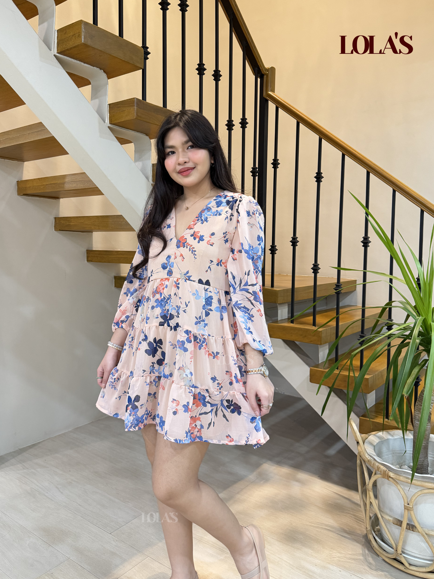 Monina Dress (Innocent Pink)