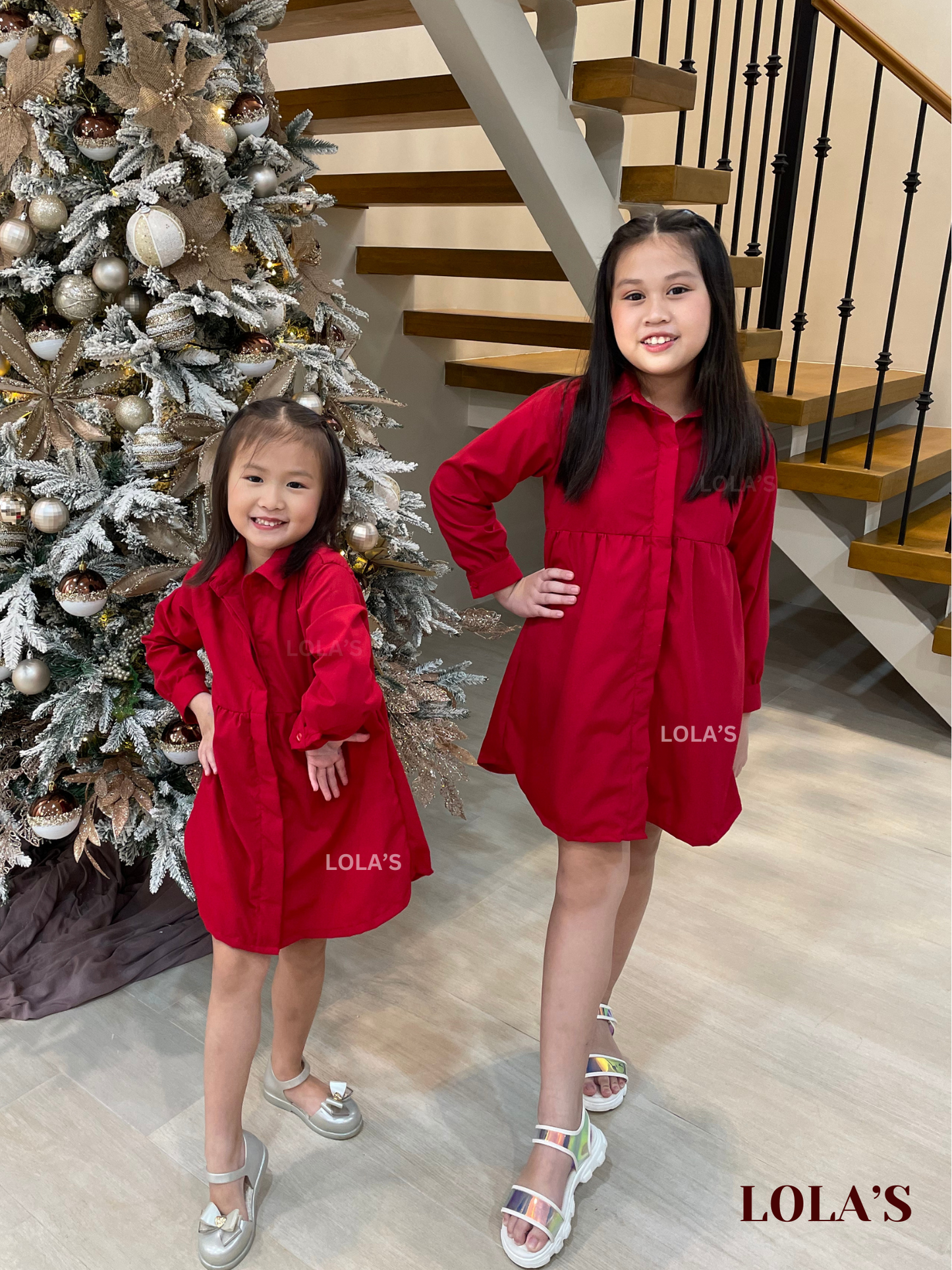 Eleanor Dress Kids (Red)