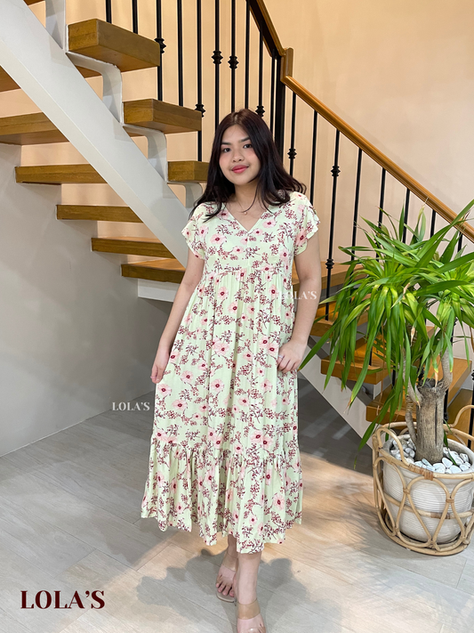 Jane Dress (Floral Tea)