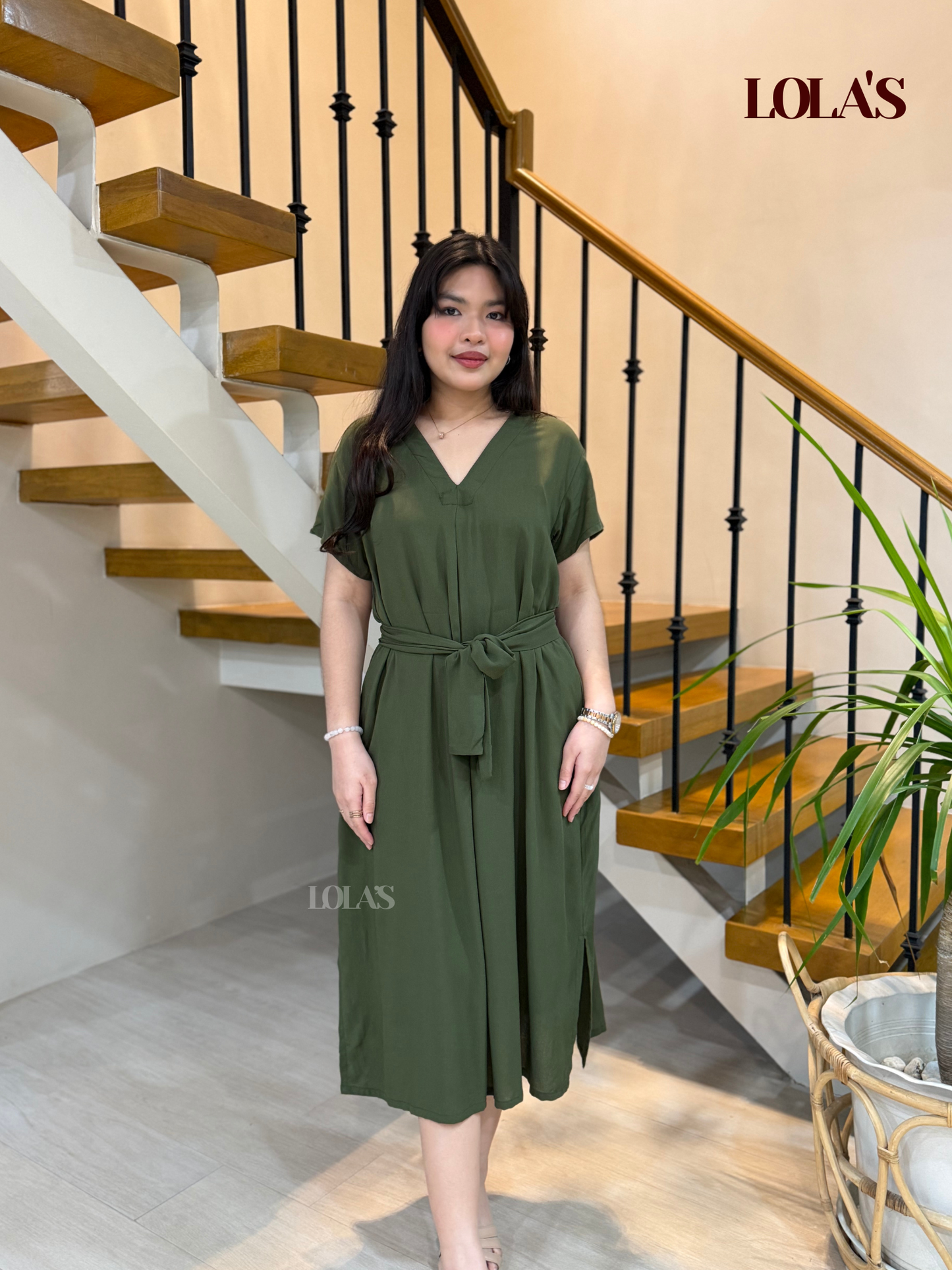Tracy Dress (Army Green)