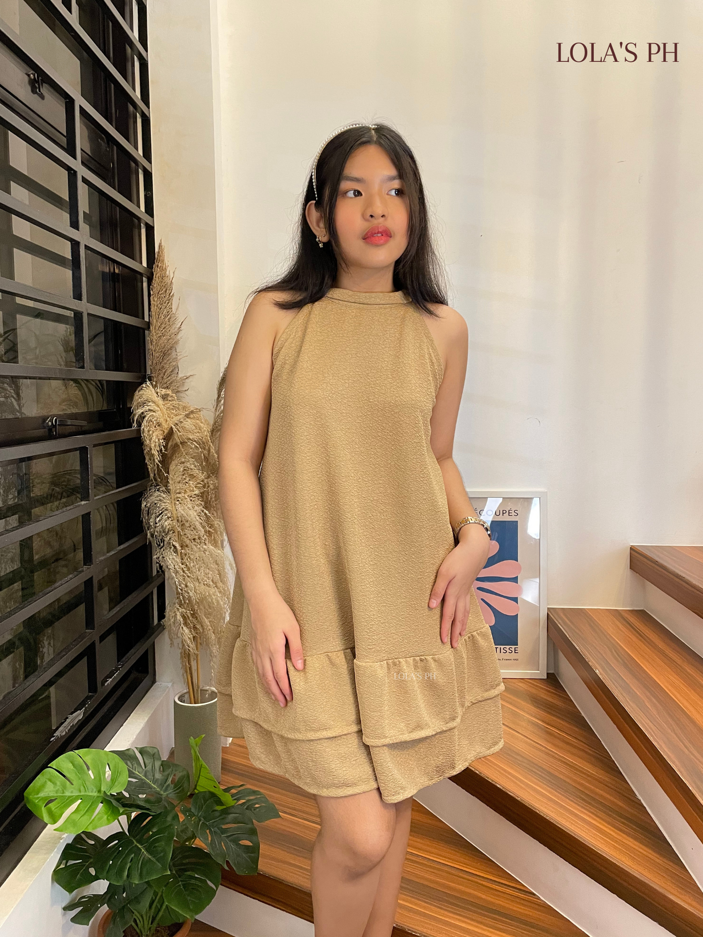 Glenda Dress (Mocha)