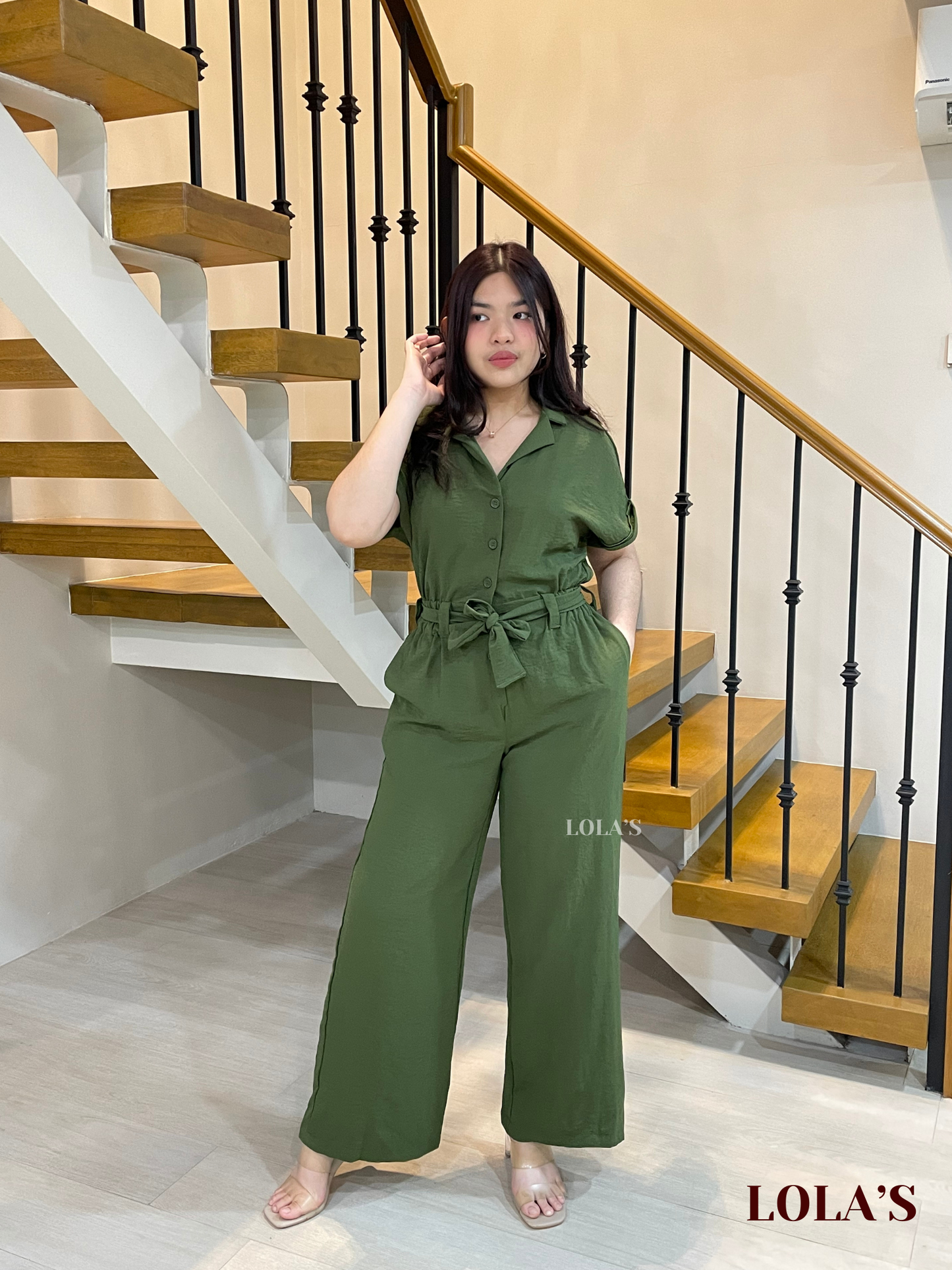 Rianne Jumpsuit (Forest Green)