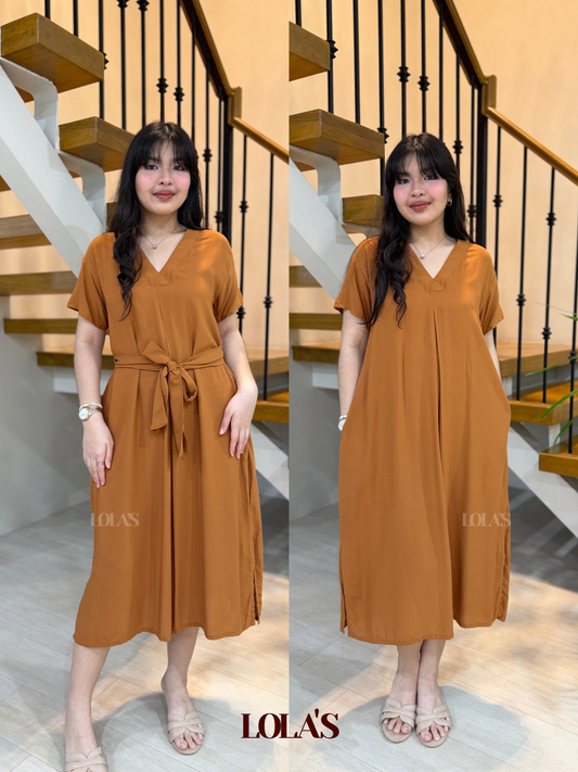 Tracy Dress (Brown)
