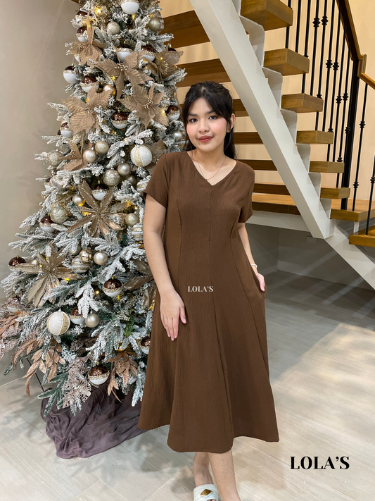 Reema Dress (Cedar Brown)