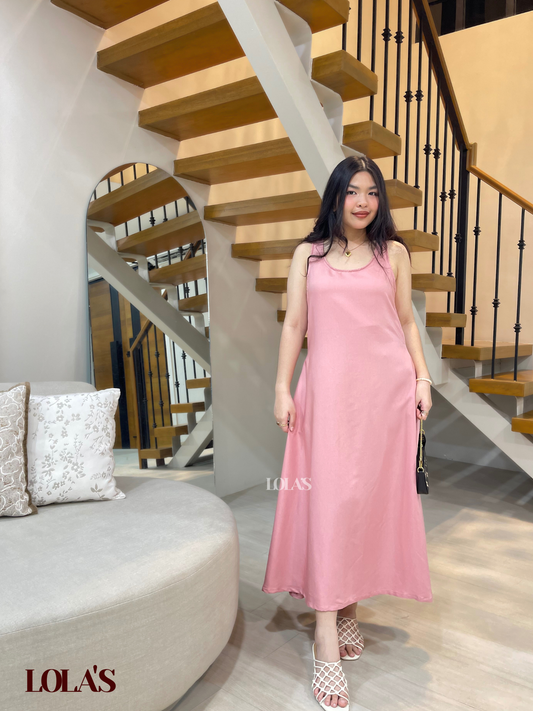 Miranda Dress (Old Rose)