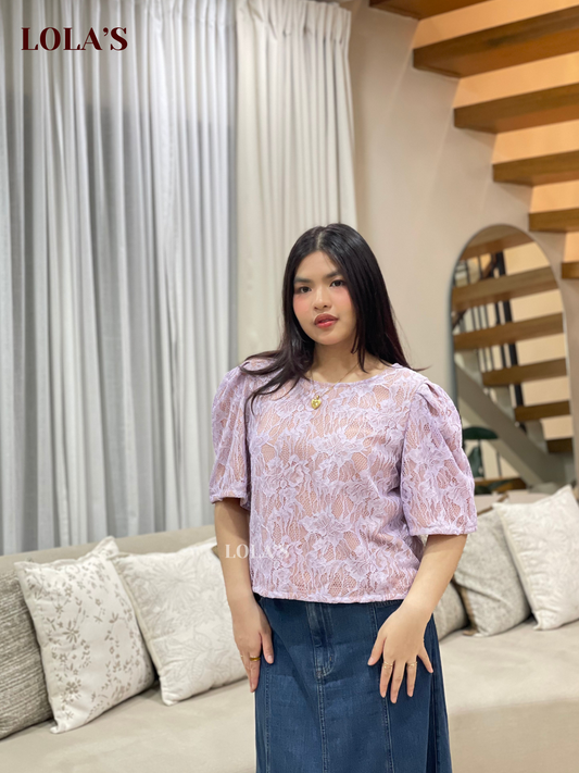 Vivian Top (Lavender Mist)