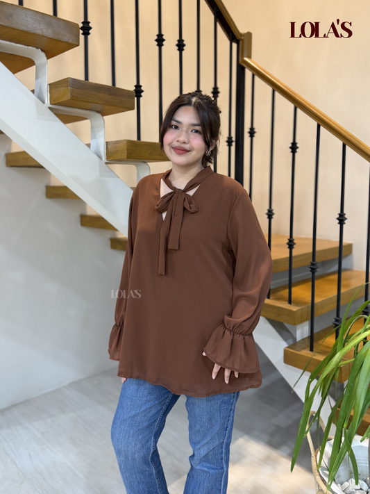 Mirrele Top (Chocolate Brown)